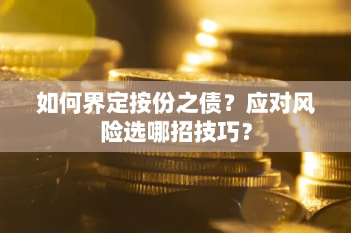 北京如何界定按份之债？应对风险选哪招技巧？
